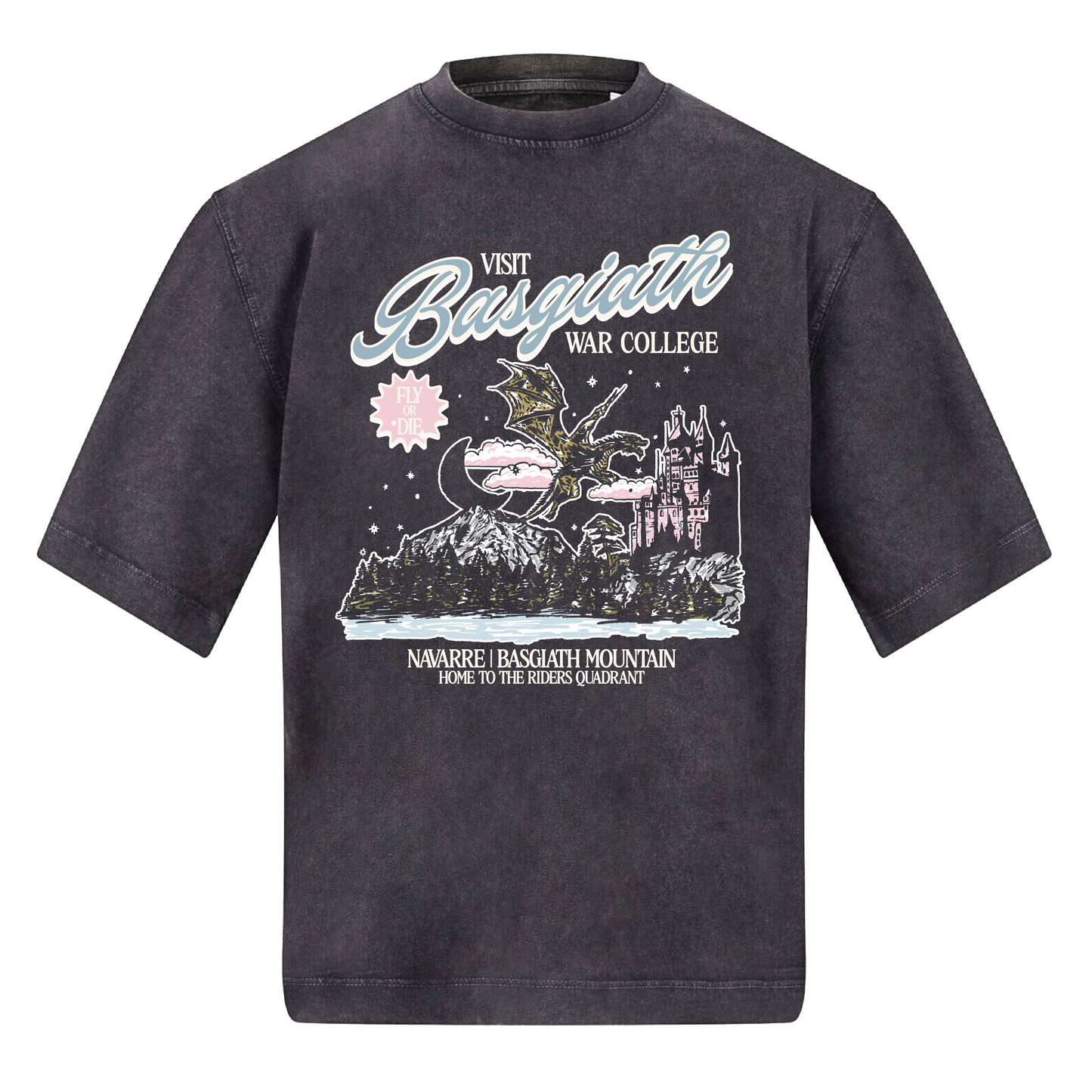 War College Washed Oversized T-Shirt
