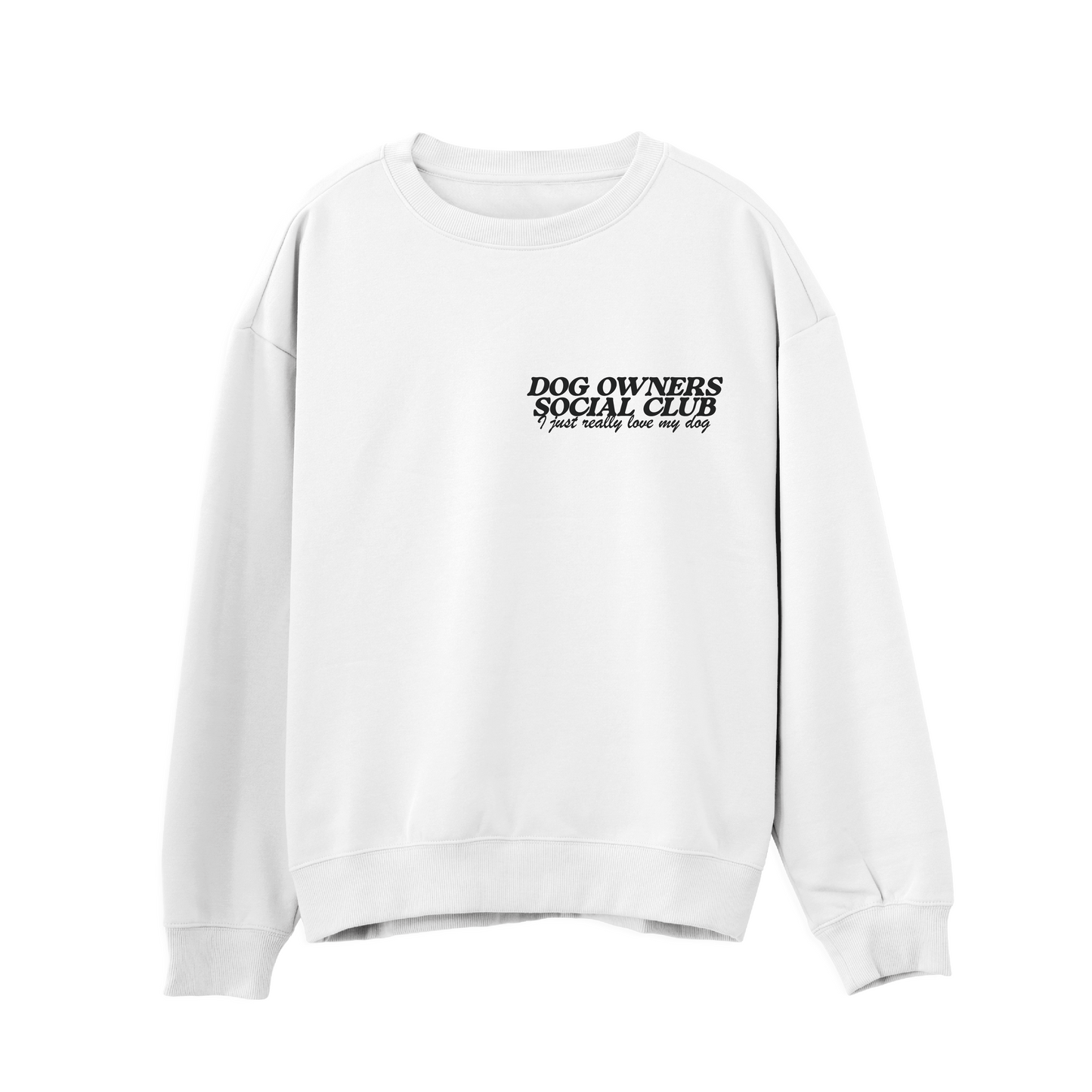 Dog Lovers Sticker Sweatshirt