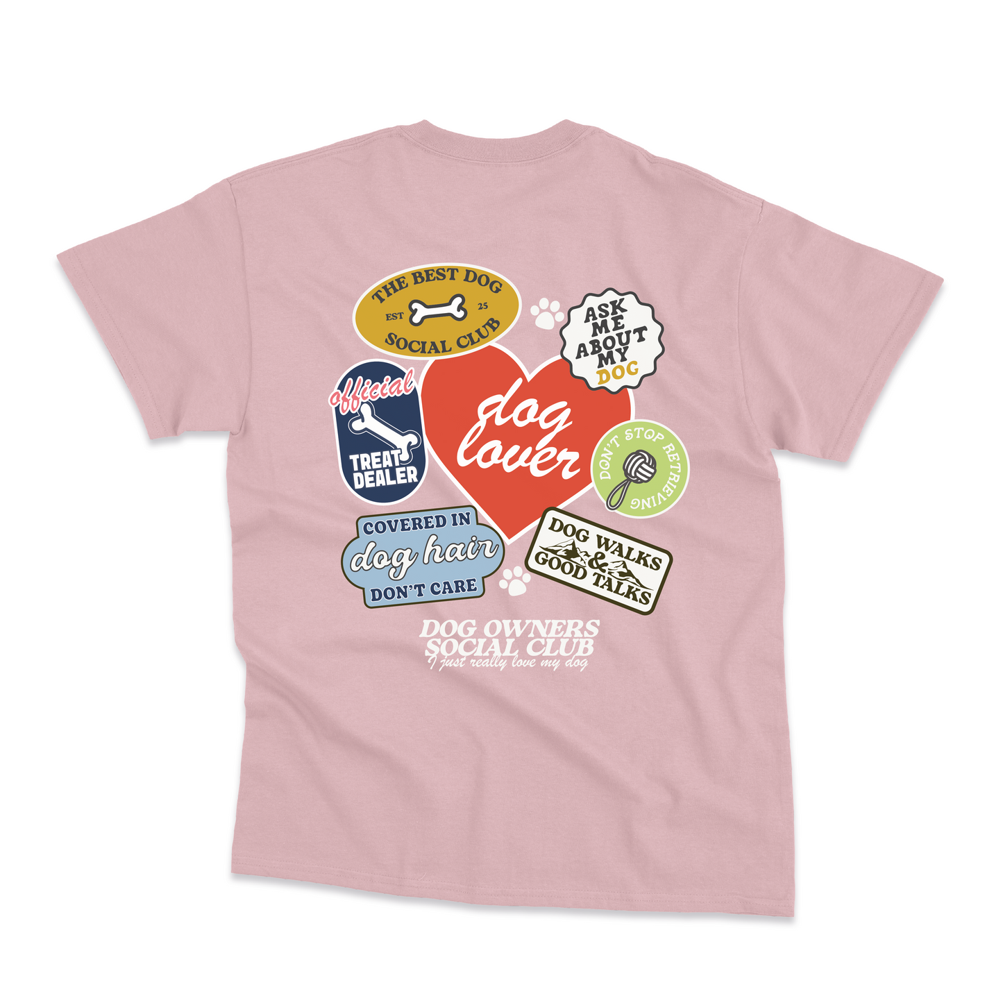 Dog Lovers Sticker T-Shirt