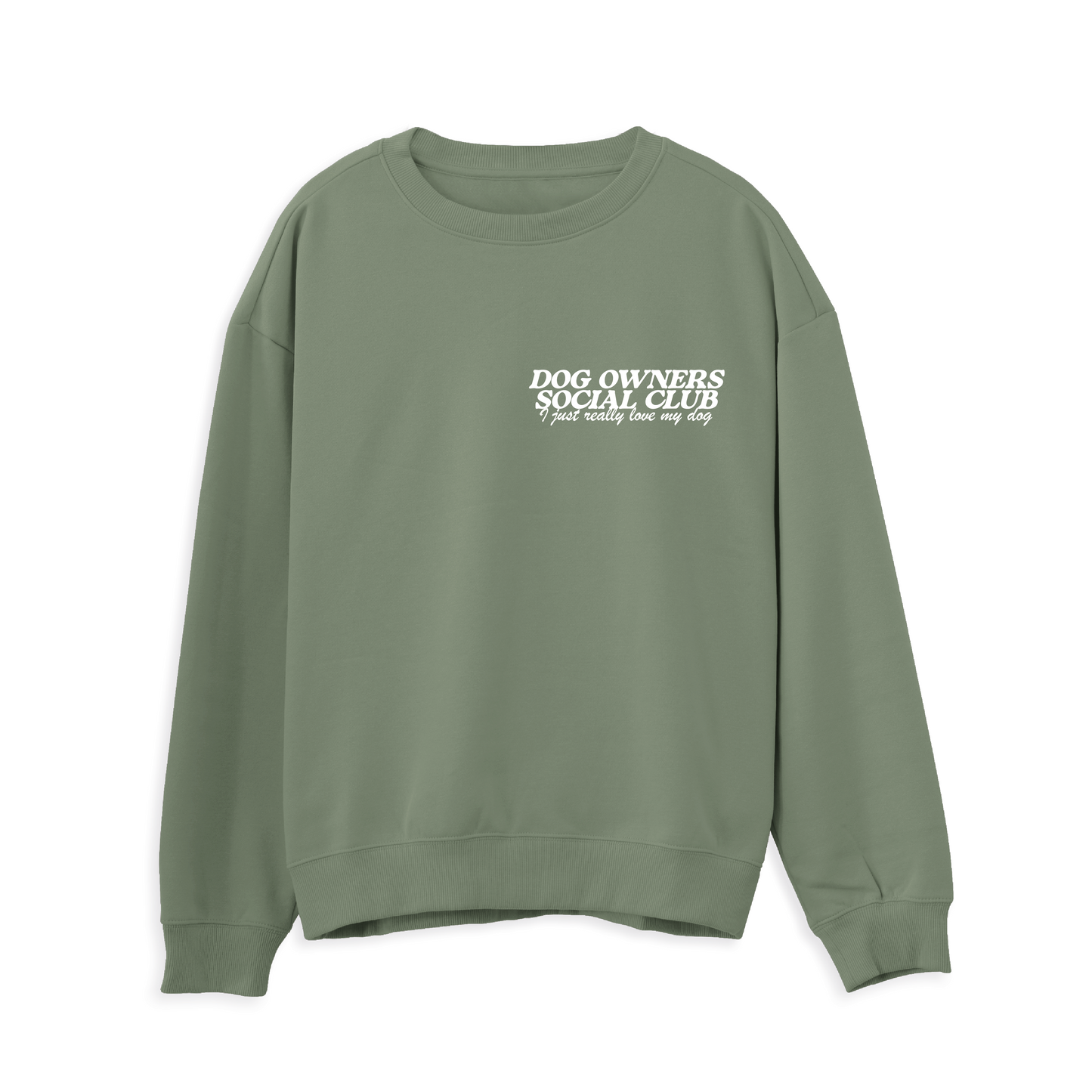 Dog Lovers Sticker Sweatshirt