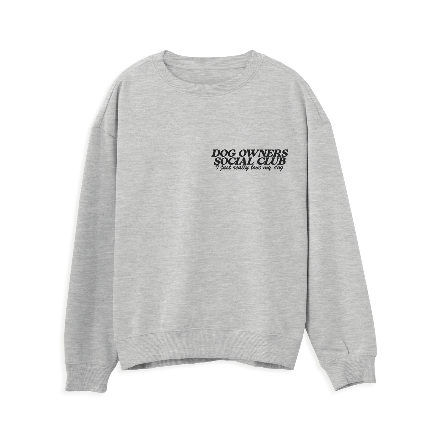 Dog Lovers Sticker Sweatshirt