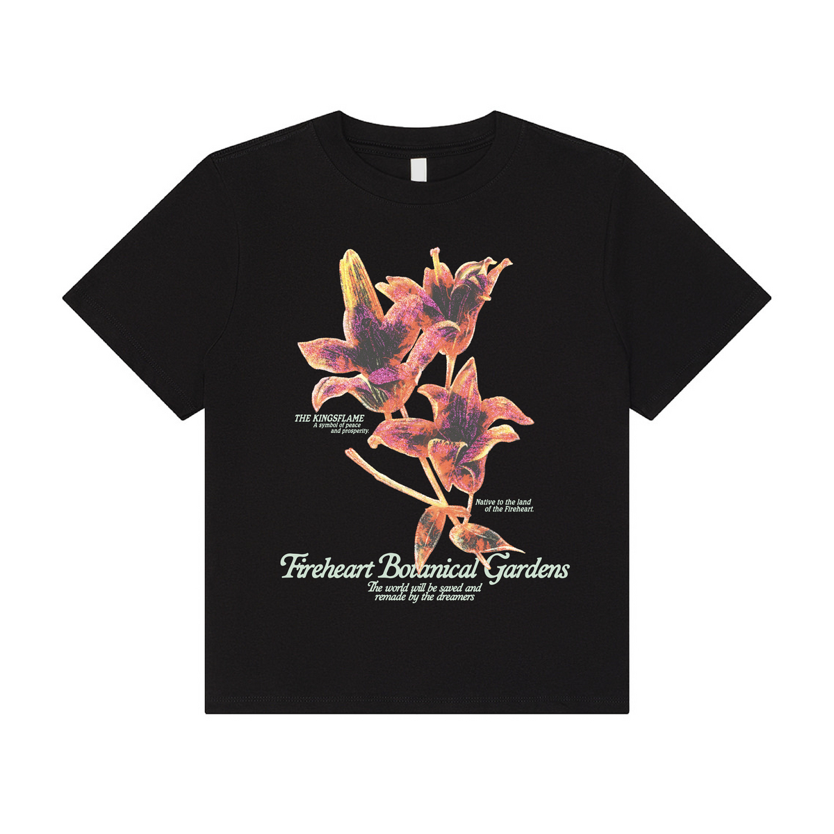 Flower Flame Boxy T