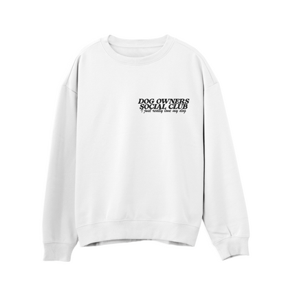 Dog Lovers Sticker Sweatshirt