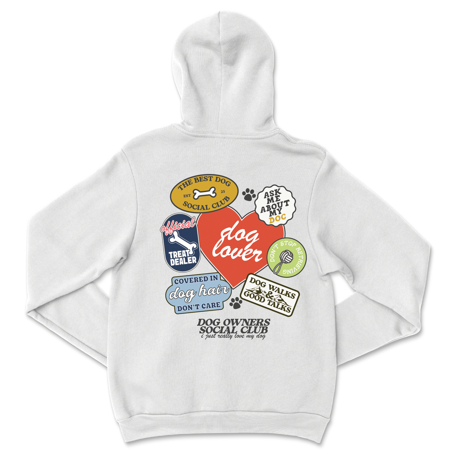 Dog Lovers Sticker Hoodie