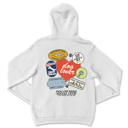 Dog Lovers Sticker Hoodie