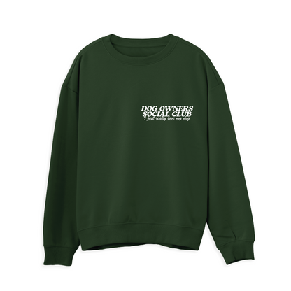 Dog Lovers Sticker Sweatshirt