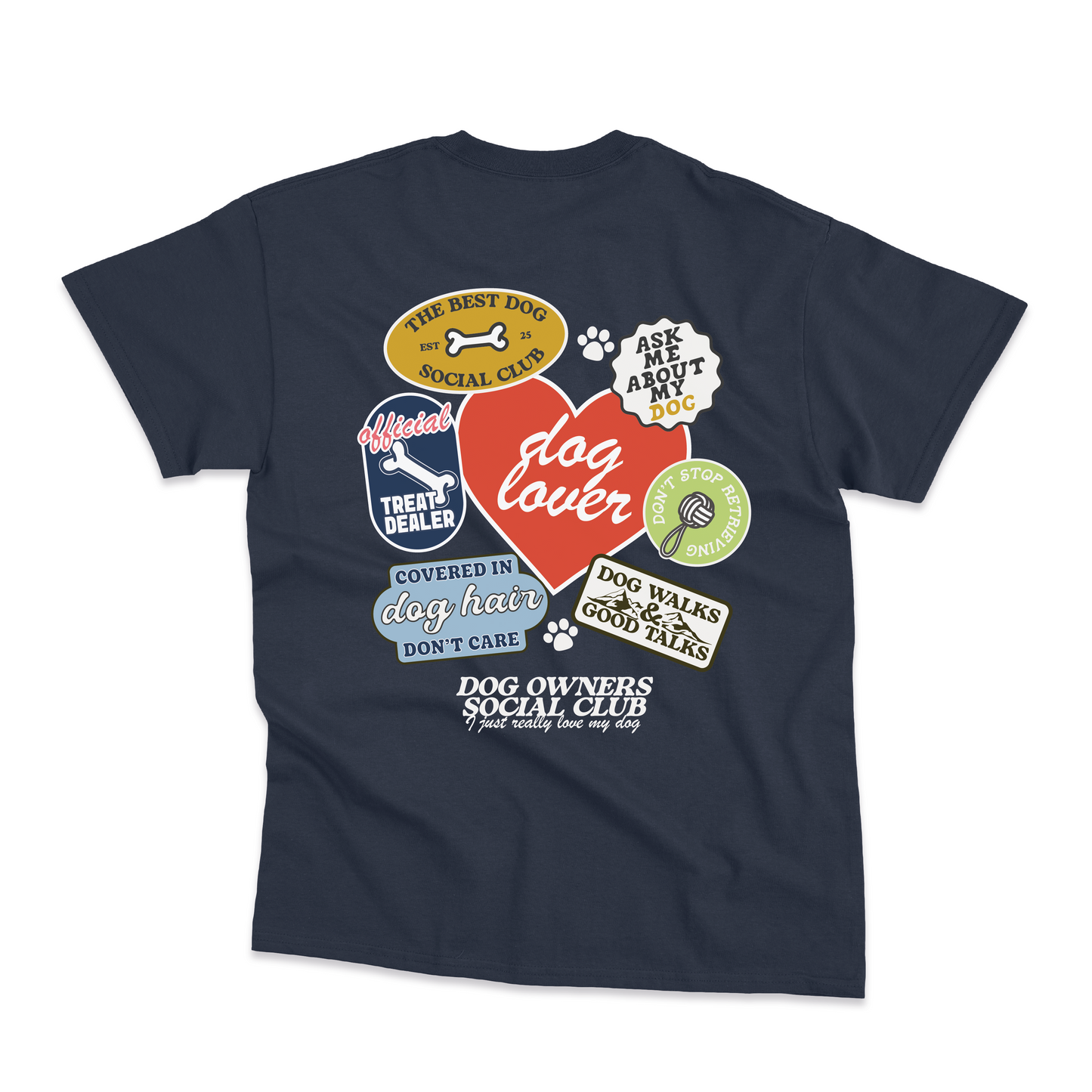 Dog Lovers Sticker T-Shirt