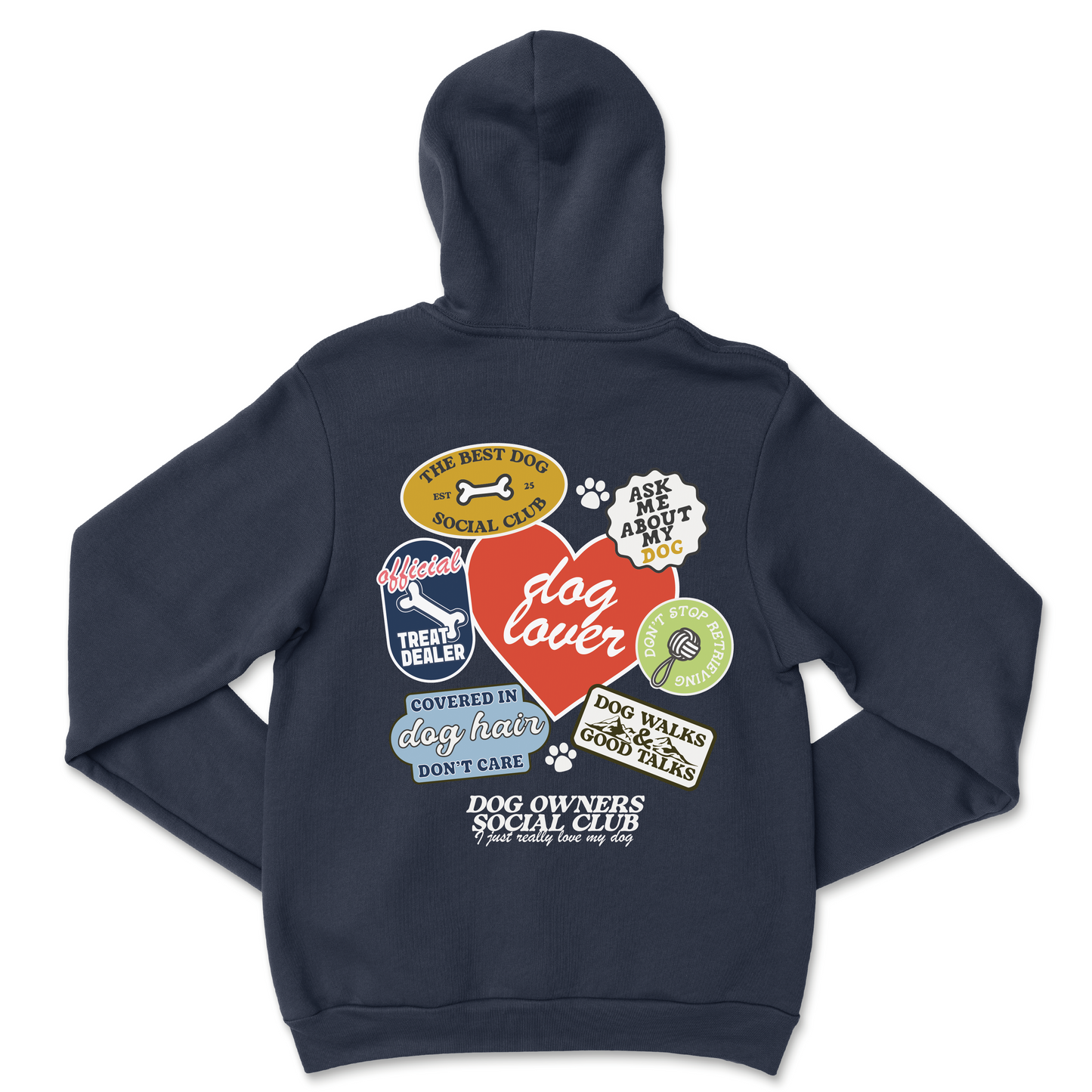Dog Lovers Sticker Hoodie