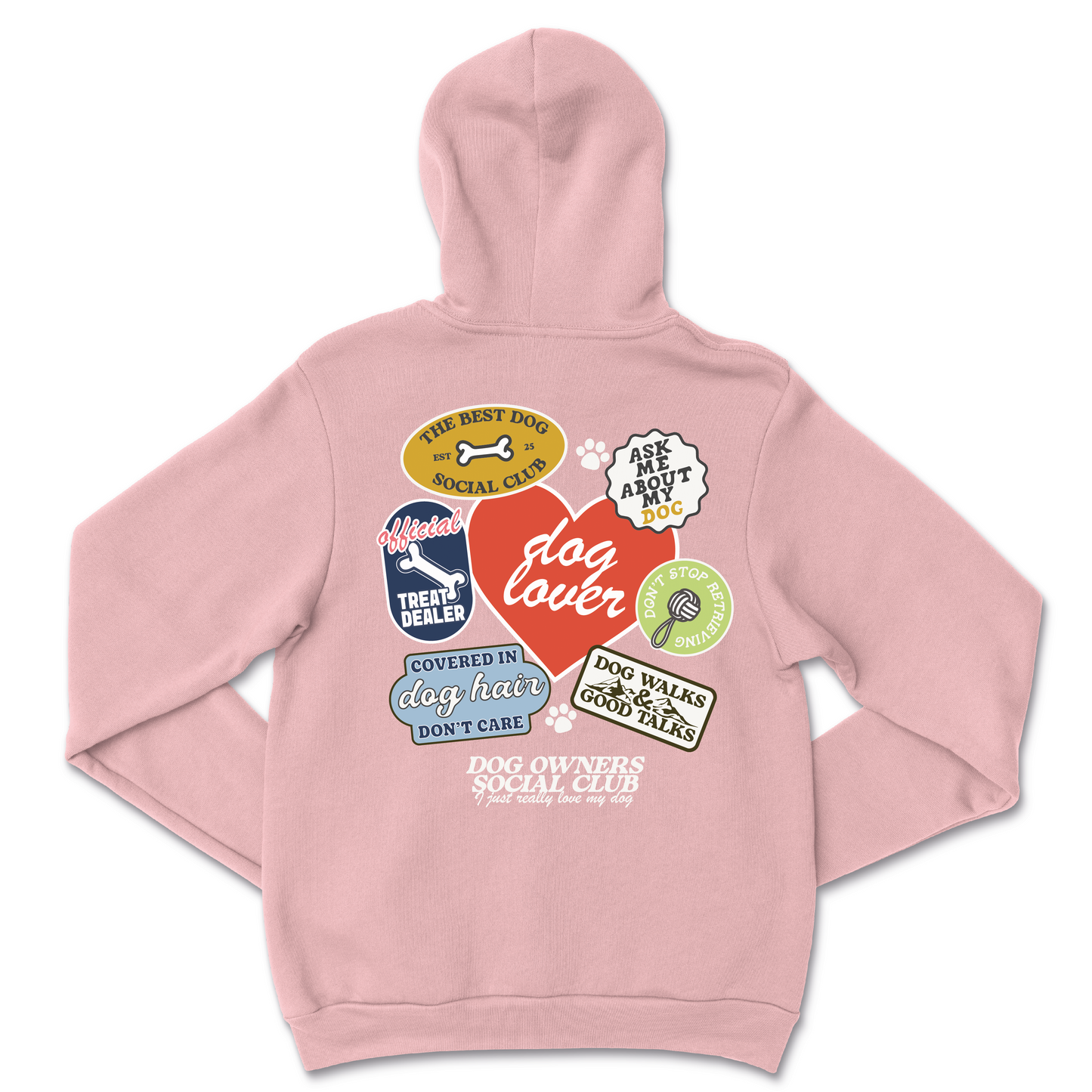 Dog Lovers Sticker Hoodie
