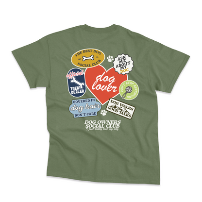 Dog Lovers Sticker T-Shirt