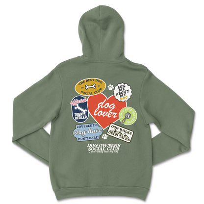 Dog Lovers Sticker Hoodie