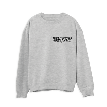 Dog Lovers Sticker Sweatshirt