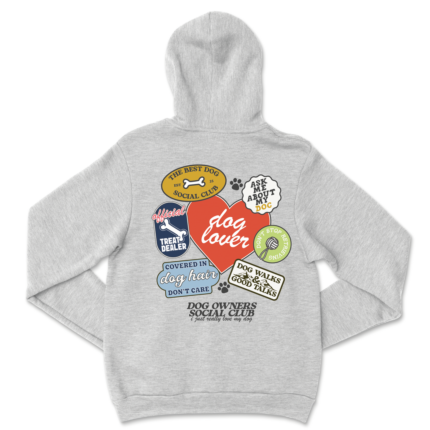 Dog Lovers Sticker Hoodie