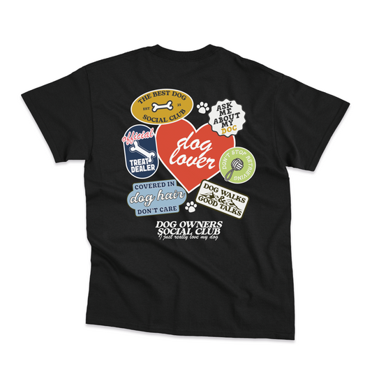 Dog Lovers Sticker T-Shirt