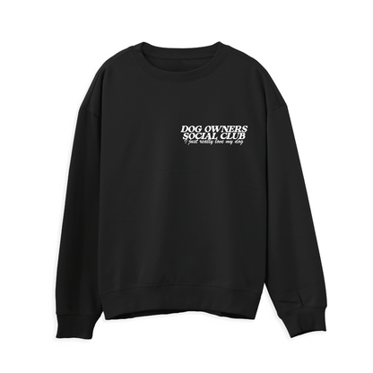 Dog Lovers Sticker Sweatshirt