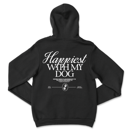 Happiest With My Dog Hoodie