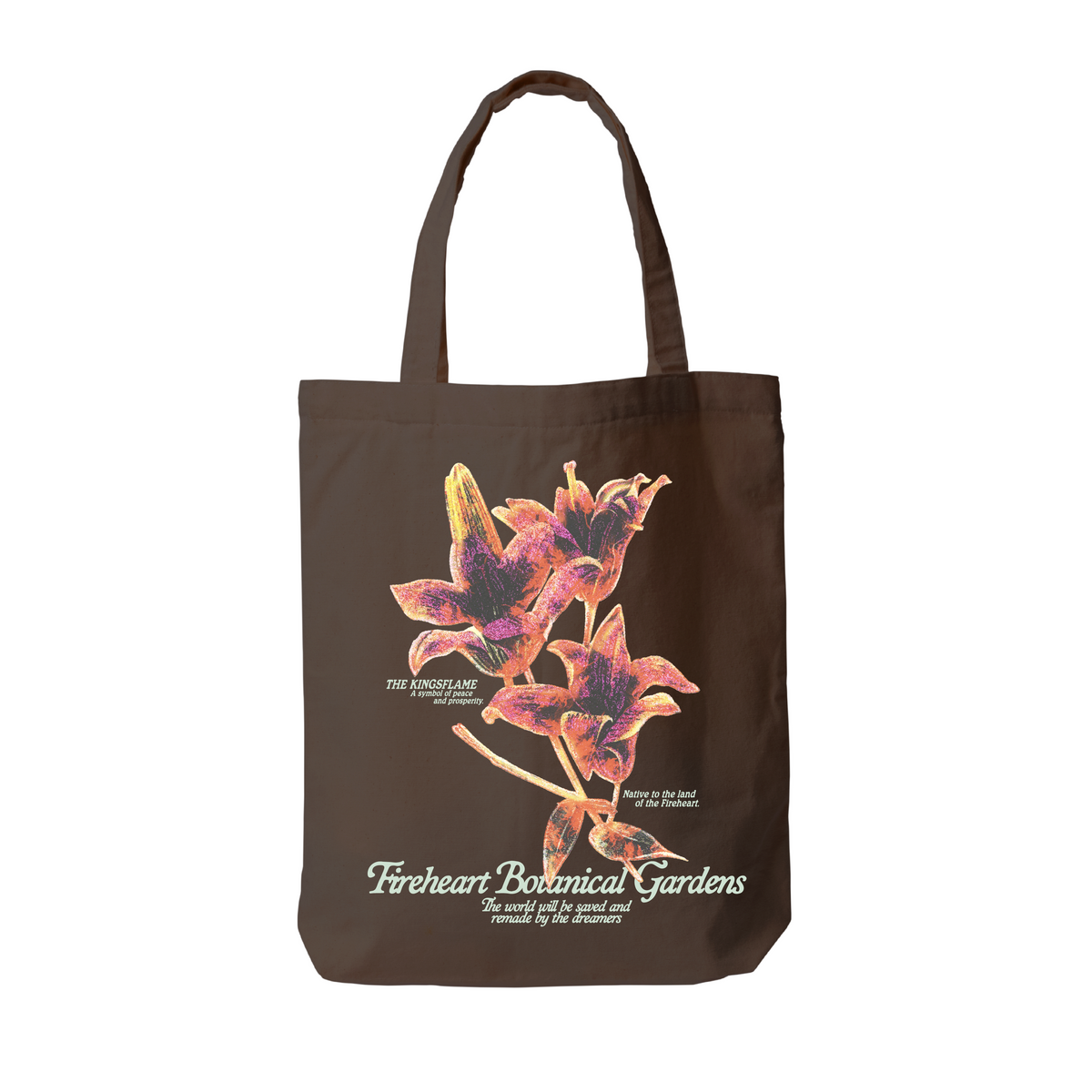 Flower Flame Tote Bag