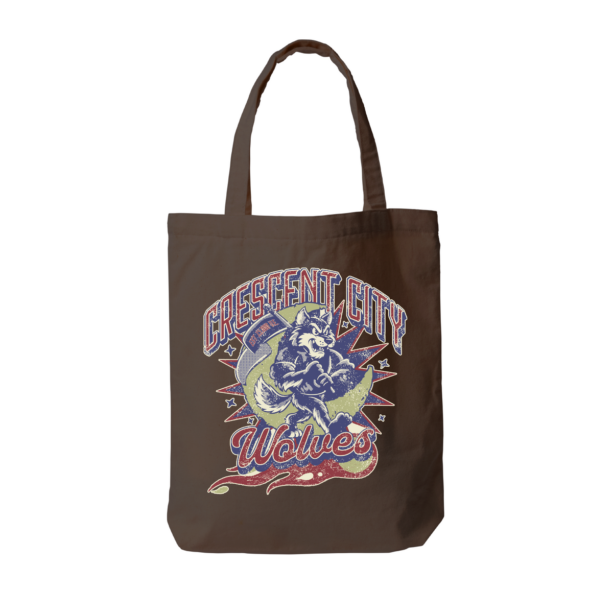 City Wolves Varsity Tote Bag